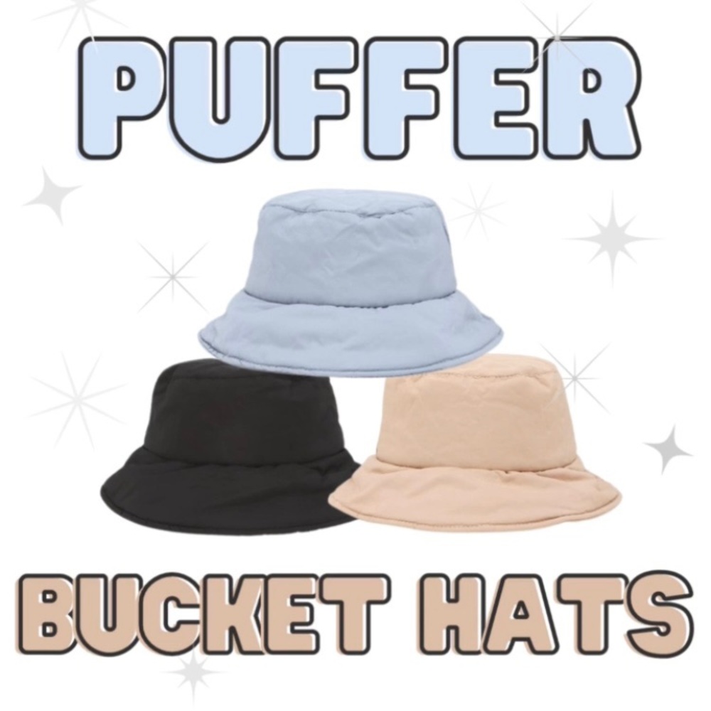 Puffer Bucket Hats